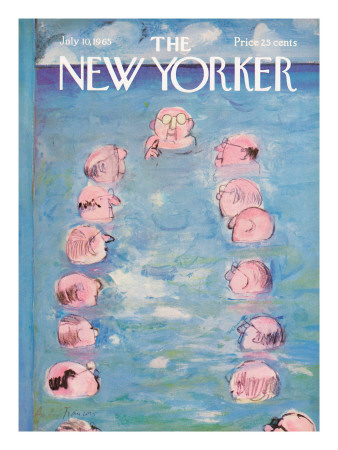 The New Yorker Cover - July 10, 1965 by Andre Francois Pricing Limited Edition Print image