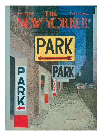 The New Yorker Cover - January 28, 1967 by Charles E. Martin Pricing Limited Edition Print image