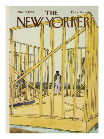 The New Yorker Cover - March 22, 1969 by James Stevenson Pricing Limited Edition Print image