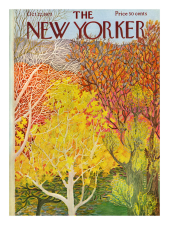 The New Yorker Cover - October 22, 1973 by Ilonka Karasz Pricing Limited Edition Print image