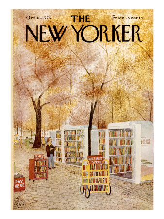 The New Yorker Cover - October 18, 1976 by Charles E. Martin Pricing Limited Edition Print image
