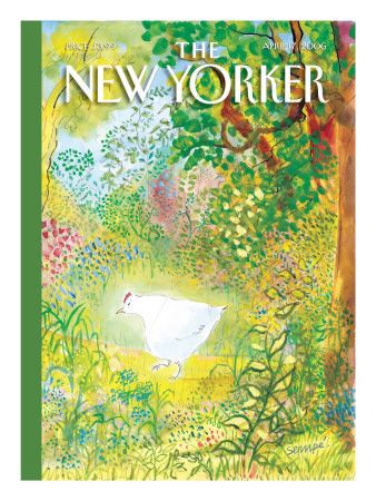 The New Yorker Cover - April 17, 2006 by Jean-Jacques Sempé Pricing Limited Edition Print image