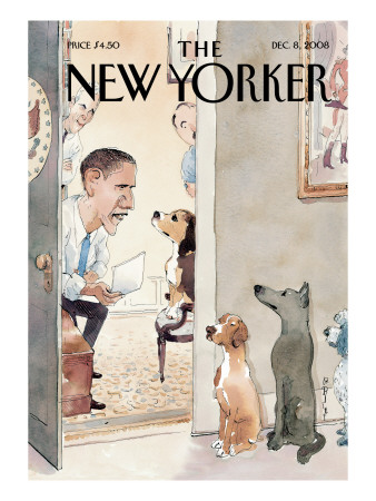 The New Yorker Cover - December 8, 2008 by Barry Blitt Pricing Limited Edition Print image