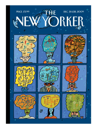 The New Yorker Cover - December 21, 2009 by Mariscal Pricing Limited Edition Print image