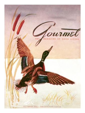 Gourmet Cover - October 1941 by Henry Stahlhut Pricing Limited Edition Print image