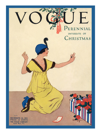 Vogue Cover - December 1911 by George Wolfe Plank Pricing Limited Edition Print image