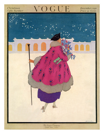 Vogue Cover - December 1916 by Helen Dryden Pricing Limited Edition Print image
