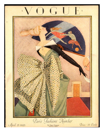 Vogue Cover - April 1923 by George Wolfe Plank Pricing Limited Edition Print image