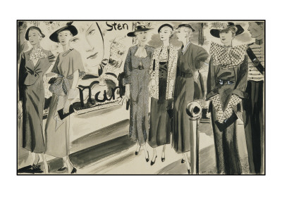 Vogue - May 1934 by Jean Pages Pricing Limited Edition Print image