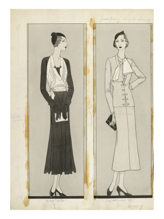Vogue - January 1932 by Douglas Pollard Pricing Limited Edition Print image
