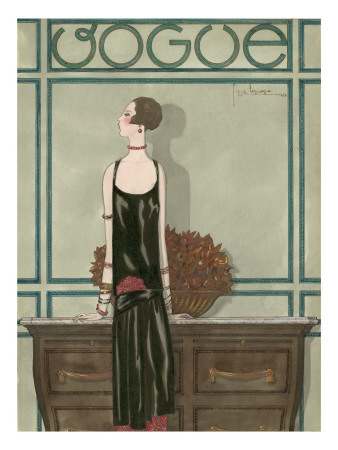 Vogue - February 1925 by Georges Lepape Pricing Limited Edition Print image
