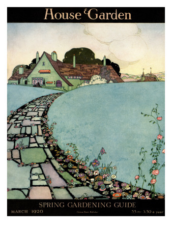 House & Garden Cover - March 1920 by Harry Richardson Pricing Limited Edition Print image
