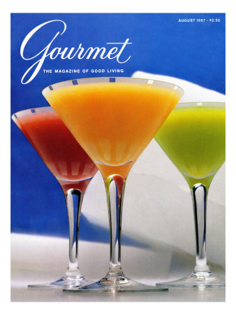 Gourmet Cover - August 1987 by Romulo Yanes Pricing Limited Edition Print image