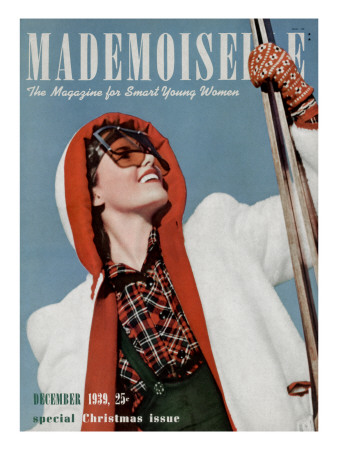 Mademoiselle Cover - December 1939 by Paul D'ome Pricing Limited Edition Print image