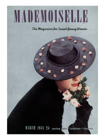 Mademoiselle Cover - March 1938 by Paul D'ome Pricing Limited Edition Print image