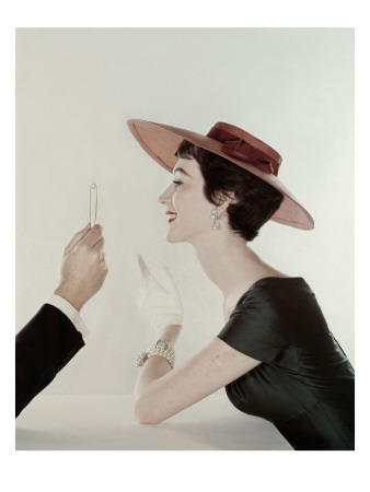 Vogue - April 1954 by John Rawlings Pricing Limited Edition Print image
