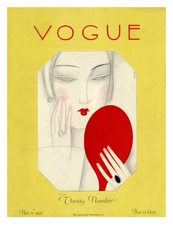 Vogue Cover - November 1925 by Eduardo Garcia Benito Pricing Limited Edition Print image