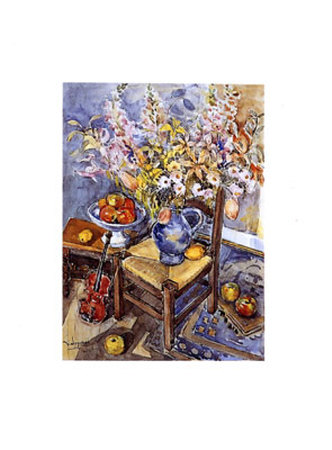 Bouquet Au Violon by Jean Leyssenne Pricing Limited Edition Print image