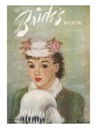 Brides Cover - October, 1945 by Hulda Pricing Limited Edition Print image