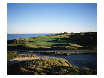 Whistling Straits Golf Club, Hole 11 by Stephen Szurlej Pricing Limited Edition Print image