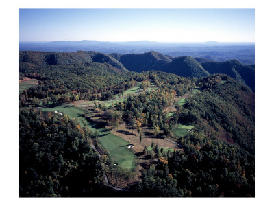 Highland Course At Primland, Hole 1 And 2 by Stephen Szurlej Pricing Limited Edition Print image