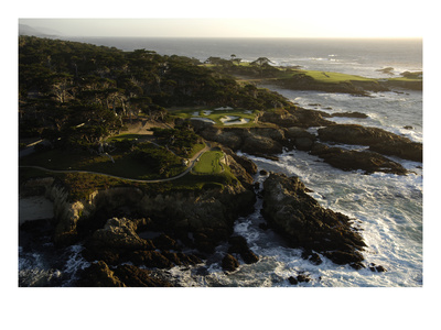 Cypress Point Golf Course, Rocky Coastline by J.D. Cuban Pricing Limited Edition Print image