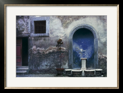 Blue Alcove, Orvieto, Italy by Jeffrey Becom Pricing Limited Edition Print image