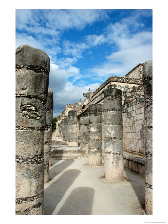 Square Of The 1,000 Columns, Chichen Itza, Mexico by Lisa S. Engelbrecht Pricing Limited Edition Print image