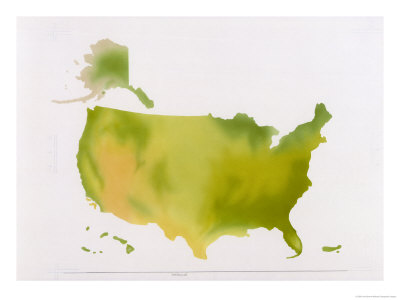 A Map Of The National Park System In The United States by John Bonner Pricing Limited Edition Print image