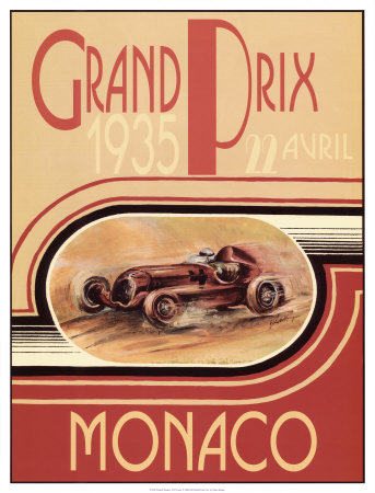 Monaco, 1935 by Ethan Harper Pricing Limited Edition Print image