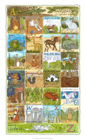Alphabet Poster by Tara Friel Pricing Limited Edition Print image