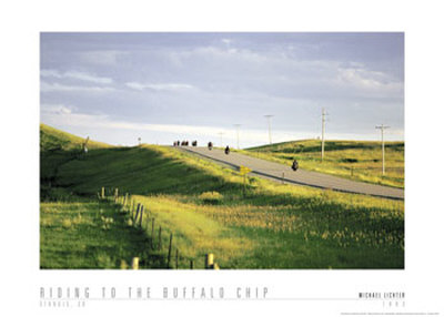 Riding To The Buffalo Chip, Sturgis, South Dakota, 1993 by Michael Lichter Pricing Limited Edition Print image