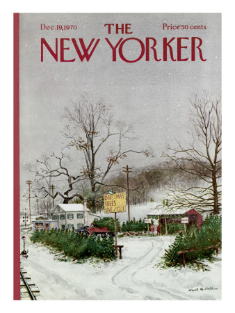 The New Yorker Cover - December 19, 1970 by Albert Hubbell Pricing Limited Edition Print image