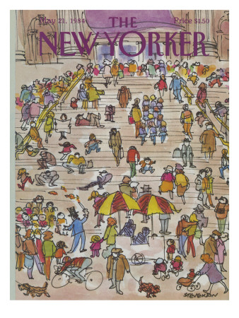 The New Yorker Cover - May 21, 1984 by James Stevenson Pricing Limited Edition Print image