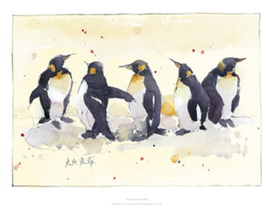 Penguins by Kate Philp Pricing Limited Edition Print image