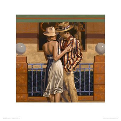 Cafe Romance by Peregrine Heathcote Pricing Limited Edition Print image