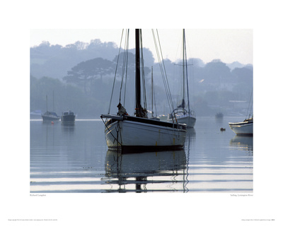 Sailing, Lymington River by Richard Langdon Pricing Limited Edition Print image