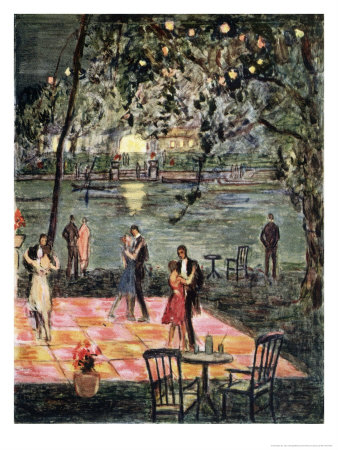 Dancing On The Open-Air Dance Floor At Murray's On The Banks Of The Thames At Maidenhead by Dorothea St. John George Pricing Limited Edition Print image