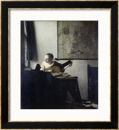 The Lute Player by Jan Vermeer Pricing Limited Edition Print image