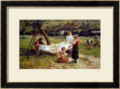 The Apple Gatherers, 1880 by Frederick Morgan Pricing Limited Edition Print image