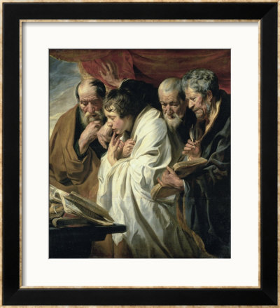 The Four Evangelists by Jacob Jordaens Pricing Limited Edition Print image
