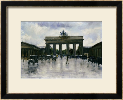 The Brandenburg Gate by Lesser Ury Pricing Limited Edition Print image