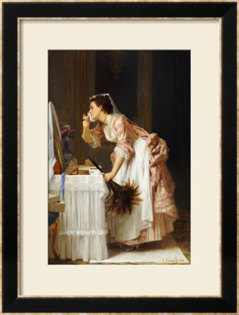 The Chamber Maid, 1868 by Joseph Caraud Pricing Limited Edition Print image