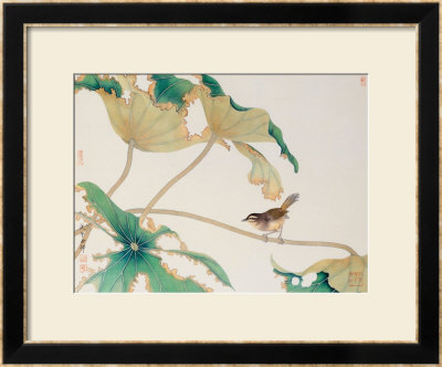 Bird On Lotus Leave by Hsi-Tsun Chang Pricing Limited Edition Print image