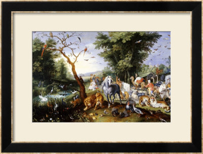 Animals Entering Noah's Ark by Jan Brueghel The Elder Pricing Limited Edition Print image