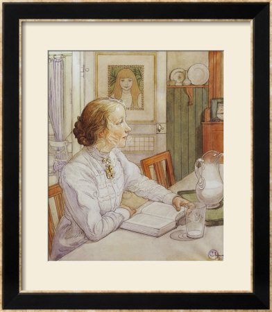 My Eldest Daughter by Carl Larsson Pricing Limited Edition Print image