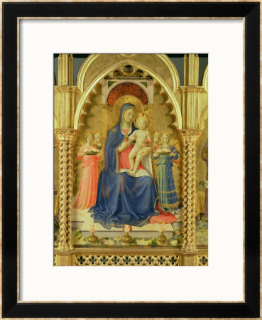 The Perugia Altarpiece, Central Panel Depicting The Madonna And Child by Fra Angelico Pricing Limited Edition Print image