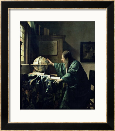 The Astronomer, 1668 by Jan Vermeer Pricing Limited Edition Print image