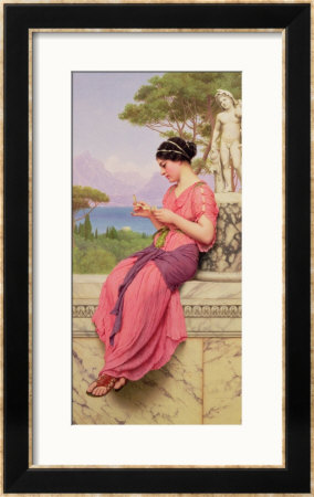Le Billet Doux, 1913 by John William Godward Pricing Limited Edition Print image