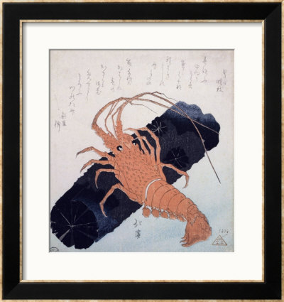 Langoustine With A Block Of Charcoal, Circa 1830 by Toyota Hokkei Pricing Limited Edition Print image